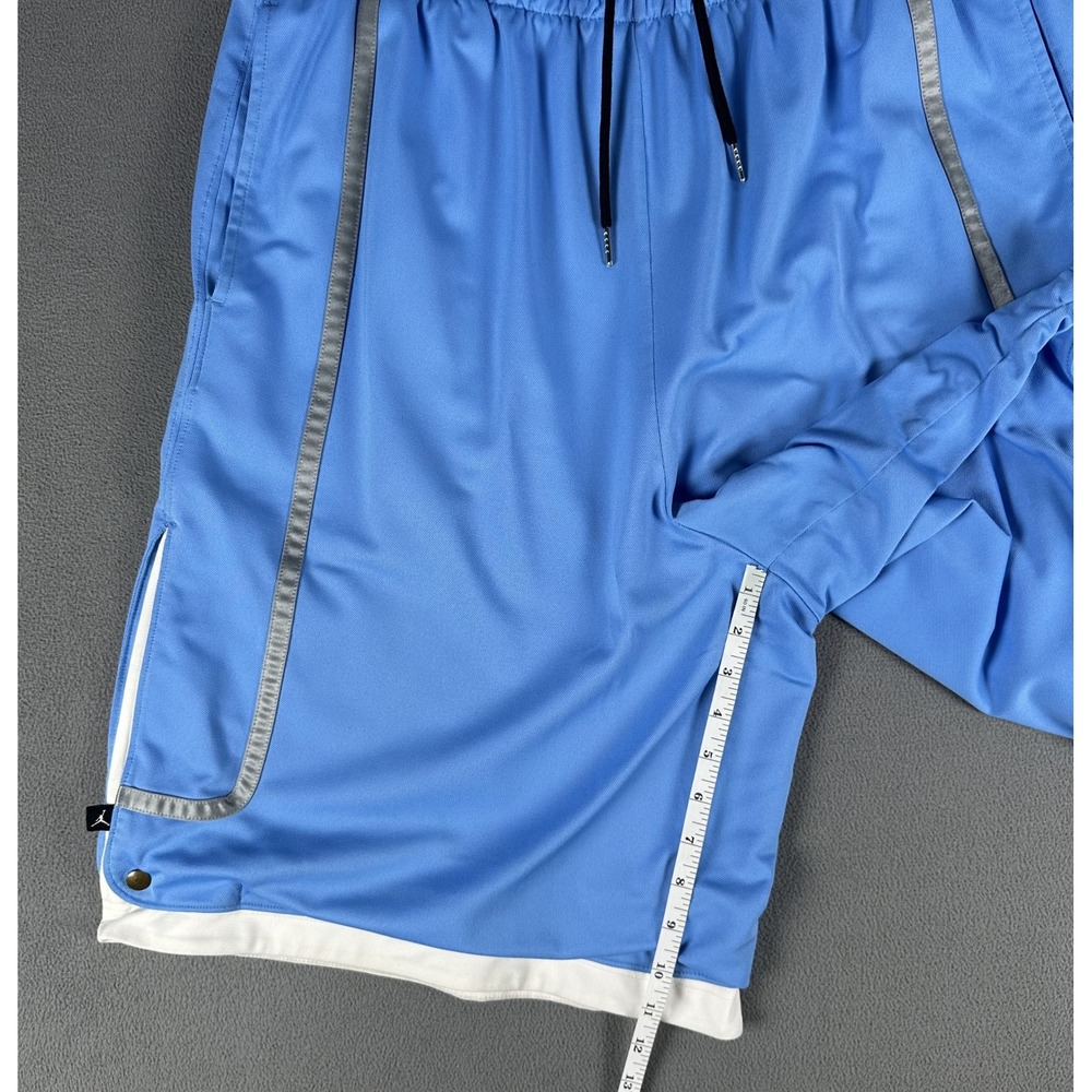 Air Jordan Shorts Mens 2XL Blue UNC Jumpman Basketball Baggy Lounge Vintage Y2K - Picture 9 of 13